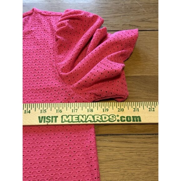 Ann Taylor Factory Women Blouse Top Long Sleeve‎ Pink Size Medium Breathable NWT - Picture 4 of 11